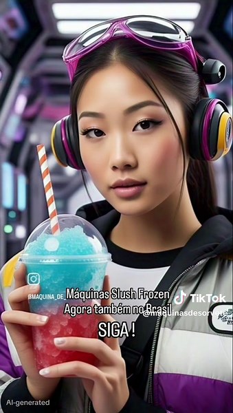 Máquinas Slush Frozen & Drinks Chegam ao Brasil