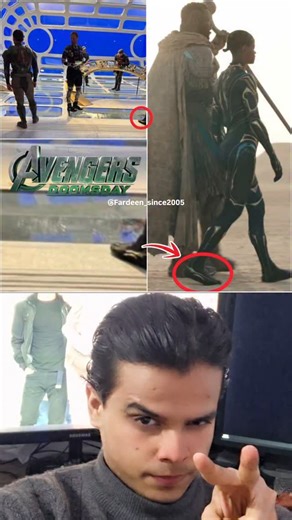 Fardeen on Instagram: "Months ago, this frame was ignored. Today, it finally makes sense. A leaked set photo. A mysterious foot in the corner. Now the teaser connects the dots. Same stance. Same suit shape. Same detail. Looks like Shuri was always part of the plan. Marvel doesn’t tease randomly. They plant seeds. 🌱 What do you see? 👀 . . . #AvengersDoomsday #MarvelStudios #FantasticFour #MCU #Shuri BlackPanther MarvelLeaks MarvelTheory MCUConnections EasterEgg MarvelFans GeekCulture"