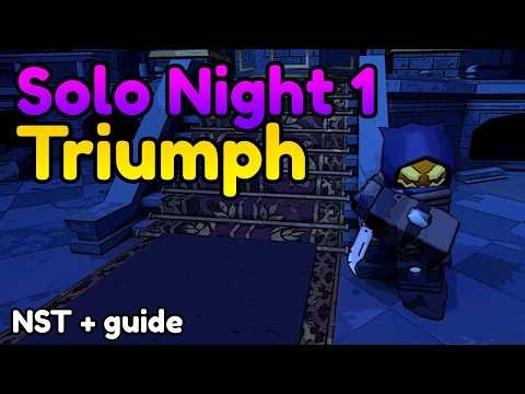 How to solo night 1 - Solar Requiem Event | Roblox Tower Defense Simulator TDS