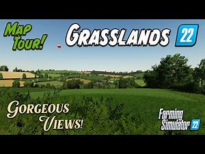 UK BASED “GRASSLANDS 22” NEW MOD MAP, TOUR! | Farming Simulator 22 (Review) PS5.