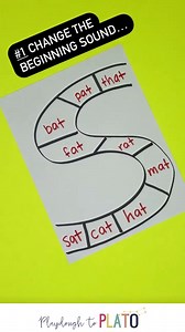 Word chains are a fantastic way to practice specific phonics skills...