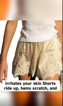 Amiblvowa Women Satin Silk Lace Shorts Low Rise Micro Mini Shorts
