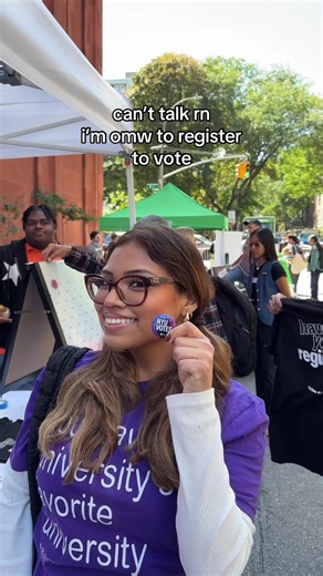 Who knew registering to vote was this much fun?! Thousands of people participated in today's National Voter Registration Day block party on LaGuardia Place, for which NYU Votes was a proud partner—handing out swag and answering questions. For more info on registering and making voting plan (including rules, requirements, and deadlines for every state), visit nyuvotes@nyu.edu.