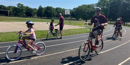 Capper Foundation’s iCan Bike program helps individuals with disabilities learn how to ride a bicycle