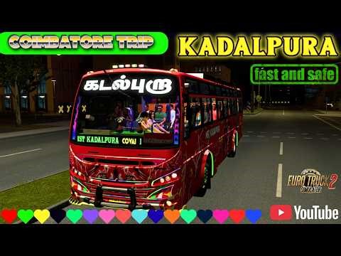 DAY 6 57K TN PRIVATE BUS ETS2 😎 🔥 | TAMIL GIRL GAMER
