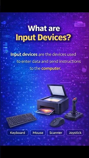 What are Input Devices? | Keyboard, Mouse, Scanner, Joystick Explained #digitalseekho