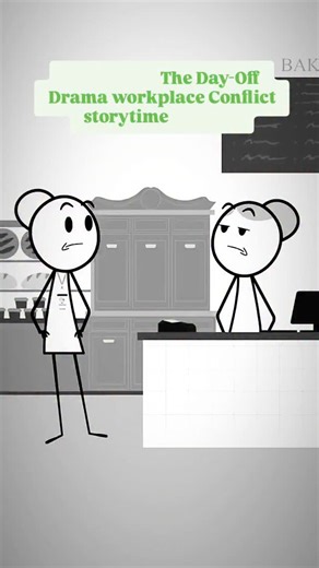 Part 1 The Day-Off Drama workplace Conflict storytime #animation #animationmeme #workplace #9to5 #relatable | Method Lineanimation
