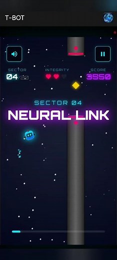 T-BOT - Android Game | Level 4 - score 5200