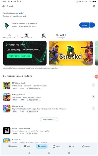 tutorial de como descargar app de juegos 3D