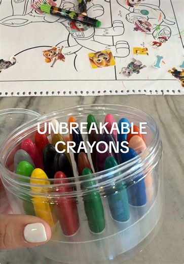 These are super cool crayons for kids! Hard to break, color great, plenty of colors!