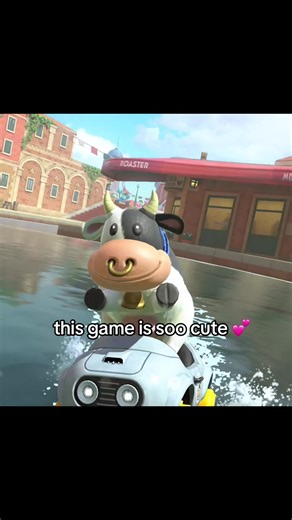 The Cutest Character in Mario Kart: The Cow