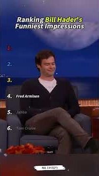 Ranking Bill Hader's Funniest Impressions!! #billhader #celebrity