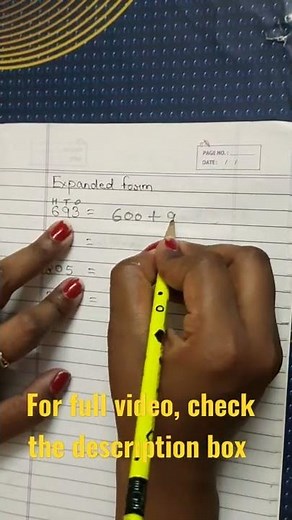 Class 3 Maths | Expanded Form | Maths Practice For Class 3