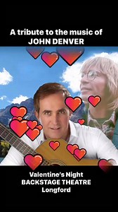 Join us this Valentine’s night, Saturday February 14th, Backstage Theatre Longford for our show - ‘a tribute to the music of JOHN DENVER’ Relive all the memories, performed live with MD Terry Byrne. And we’ve created a beautiful multimedia experience- with rare photos & stories from John’s incredible life that I narrate throughout the show. Tickets available now from theatre box office; 📞 353 43 33 47888 | Marc Roberts