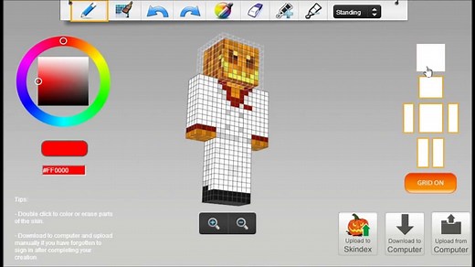 How to make detailed Minecraft skins