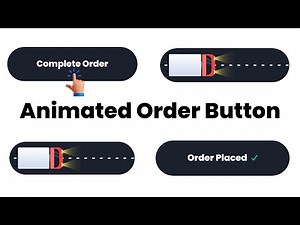 How to Create an Animated Order Button 🛒 | Easy Tutorial for Web Design