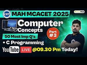 MAH MCACET 2025: Computer Concept | C Programming | 50 Most Imp Question | Part 3