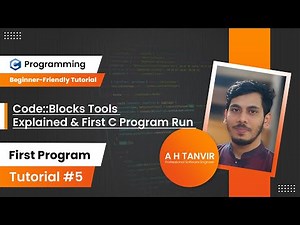 Code::Blocks Tools Explained & First C Program Run | সি প্রোগ্রাম লিখে রান করুন সহজভাবে