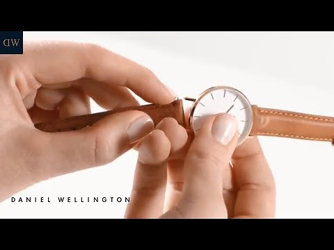 How to change your strap from Mesh to Leather - Daniel Wellington
