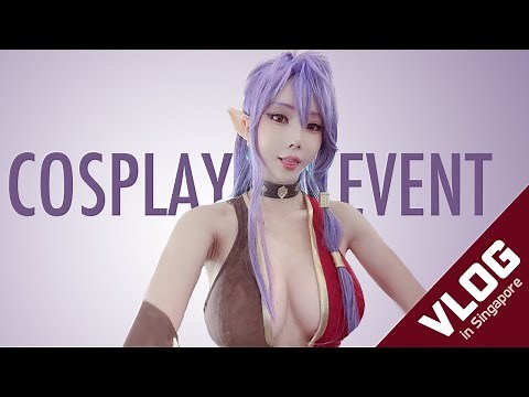 Singapore cosplay event vlog 송주아 songjooa
