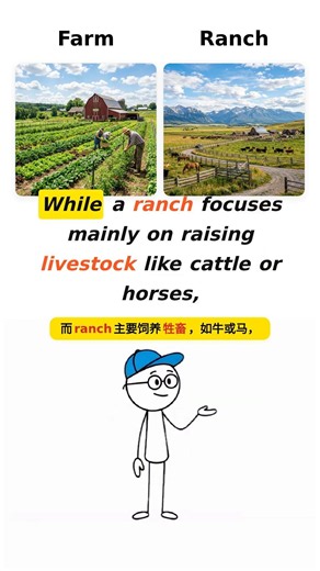 farm vs ranch #ielts #ieltsvocabulary #english #englishvocabulary #englishlearning