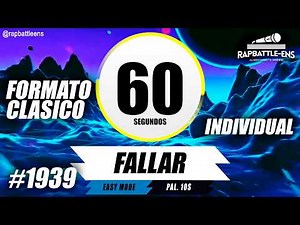 🎤 Formato FMS Individual 🔥 Base de Rap Para Improvisar Con Palabras | ENTRENAMIENTO FMS #1939