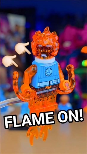 I Made LEGO Human Torch FLAME ON! 🔥