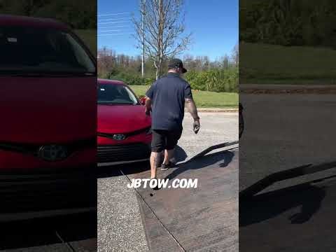 Using the snatch box and tire skates to get a car out of a parking spot at a 90° angle