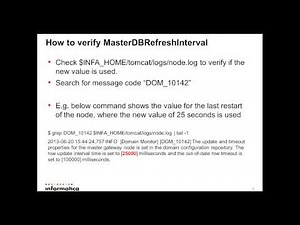 How to configure node heartbeat intervals for internal health check of Informatica nodes and domain