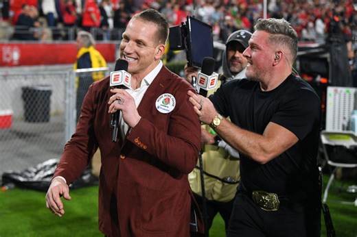 ESPN’s Pat McAfee loses it on live TV: ‘America, sending a message to the world’