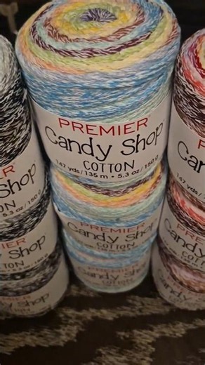 Premier Yarns Candy Shop Cotton - #yarn #makeitpremier #cottonyarn