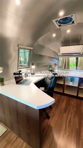 🚐 Shell-Off Renovation to Dream Office#airstream #mobilebusiness