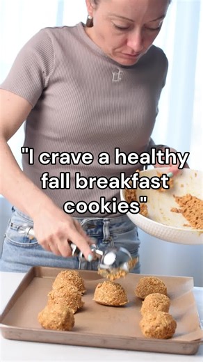 Healthy Pumpkin Oatmeal Cookies (No refined sugar) RECIPE IN COMMENT | The Conscious Plant Kitchen