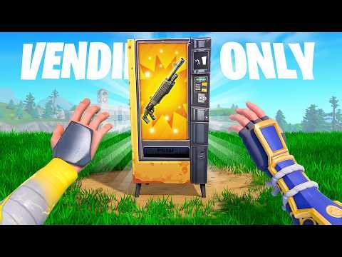 OG Fortnite Vending Machine Loot ONLY Challenge!