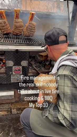 The best live fire cooks aren’t better at cooking. They’re better at managing fire. 🔥 Top 10 live fire tips I’ve learned after years of cooking over wood, coal and smoke: Start your fire early. Great cooking starts with mature embers as your foundation. Always build multiple heat zones. Don’t be scared of smoke. Learn the difference between dirty smoke, heavier rich smoke and clean thin blue smoke, and when to use each one. Your wood matters. Different woods give different heat and flavour. Mos