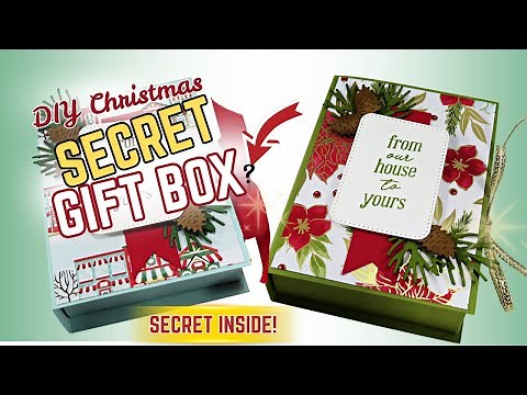DIY Christmas Gift Box with Secret Inside!