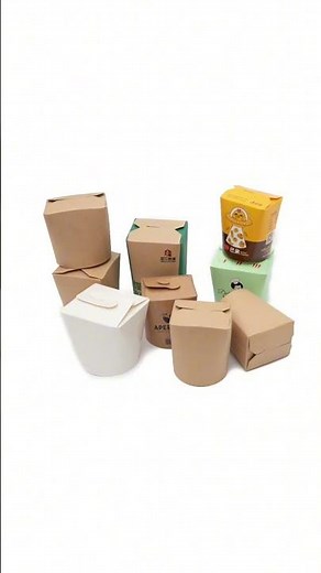 Paper Noodle Box | Kraft Takeaway Food Packaging