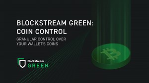 Blockstream Green: Coin Control