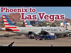 Full Flight: American Airlines A320 Phoenix to Las Vegas (PHX-LAS)