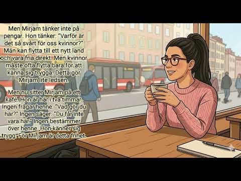 "Mirjams tankar från kaféfönstret" | Learn Swedish Slowly | A1 - A2 Level | ✨️🧚‍♀️🪄📚 | Avsnitt 9