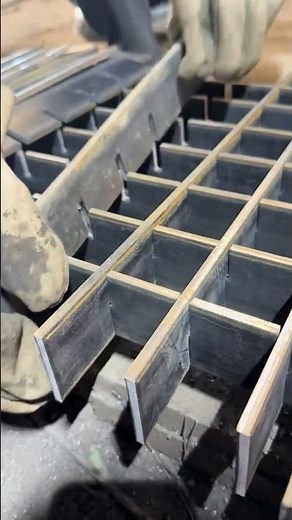 How to Assemble Steel Grating (Metal Floor/Drain Grates) | Manufacturing Process