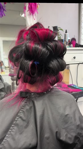 Voluminous Blowout After Hair Color