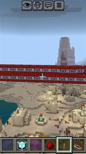 Minecraft TNT Blast 🤯💣 #shorts
