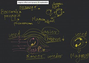 magnus effect and dynamic lift explanation... | Filo