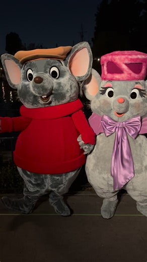 Sweetheart’s Night of the past featured a meet and greet with Bernard and Bianca from The Rescuer’s! They’re a real deep cut in the character world. | Unofficial Disney Character Hunting Guide