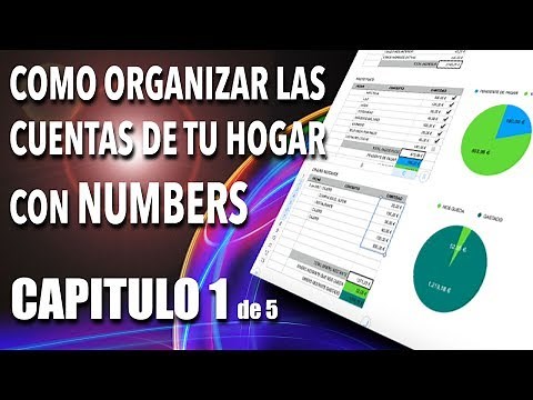 Como organizar las CUENTAS de tu HOGAR con NUMBERS📊 #001 | Tutorial numbers mac
