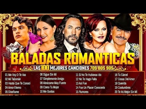 ROCIO DURCAL, JUAN GABRIEL, JOAN SEBASTIAN, SOLIS, YURI, JOSE JOSE - BALADAS ROMANTICAS 70s 80s 90s