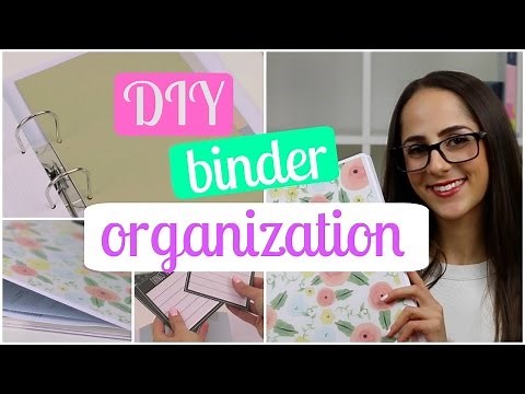 DIY Binder Organization For School | BACK TO SCHOOL 2016