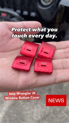 Jeep Wrangler JK window button cover ✌️🏔️ #diamooky #jeeplife #jeepwrangler #jeepjk #jeepjku