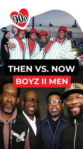 Boyz II Men Then vs Now is WILD 😱 #90smusic #rnb #evolution